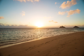 Fototapeta na wymiar Lanikai Beach Sunrise 2