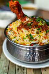 Chicken dum biryani-3