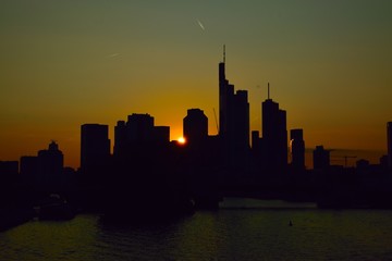 Obraz na płótnie Canvas Frankfurter Skyline