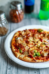 Chicken Fiery Treat Pizza