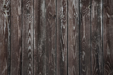 Obraz premium Old dark brown wooden wall texture