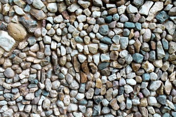 background of small colored pebbles