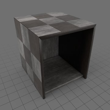Square side table