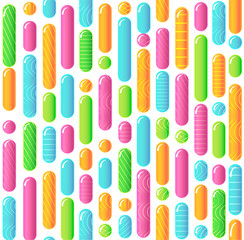 seamless doodle vertical stripes