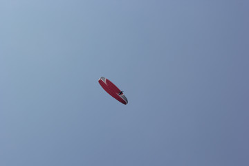 paraglider in the sky
