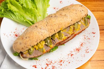 sandwich de carne