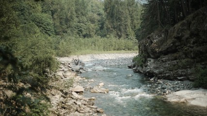 A River Landscape in British Columbia Canada