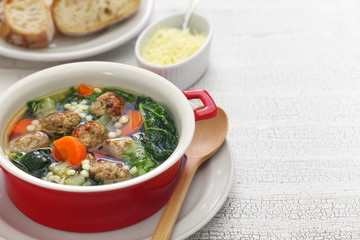 italian wedding soup, american italian cuisine