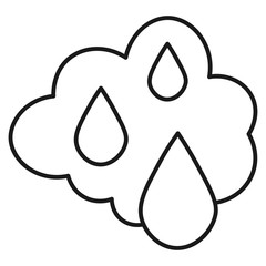Rain drops icon