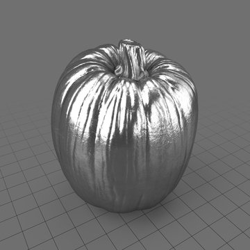 Silver pumpkin