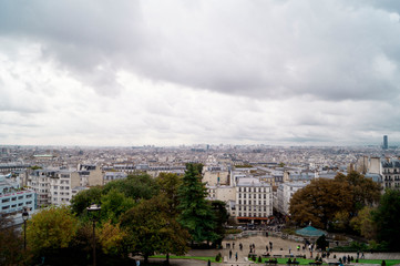 Panorama view in Paris
