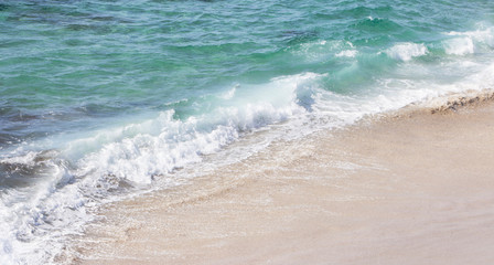 Waves crashing on the shore La Jolla California 
