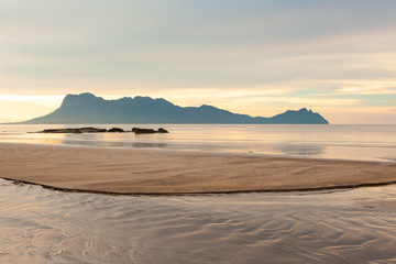 Landscape at beach in Borneo Bako national park Malaysia