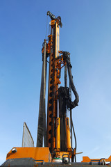 drilling machine construction site driller excavation