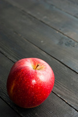 Apple on dark
