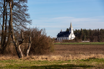 Dolina Górnej Narwi. Rzeka Mieńka. Wiosna na Podlasiu. Polska © podlaski49