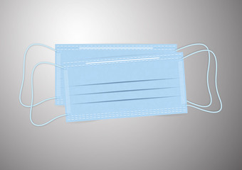 Medical breathing mask, personal protection.