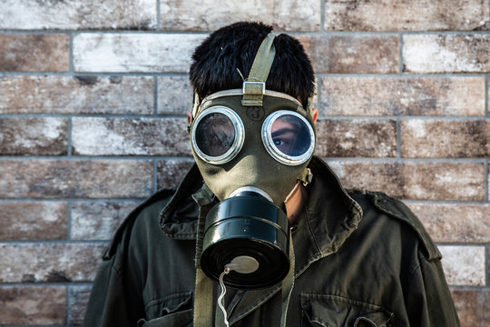 Gas Mask fear chimical batteric