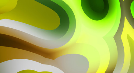 Abstract background with fluid colorful gradient. 2D illustration of modern urban graphic. Graffiti design inspired wallpaper.