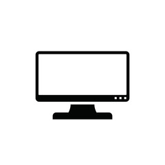 Fototapeta premium Computer Screen Icon, Computer Screen Icon image, Monitor Icon vector isolated on white background, Computer Screen Icon vector illustration eps10, Computer Screen Icon Flat . Computer Screen Icon Tre