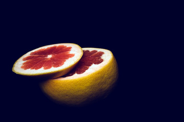 Ripe juicy grapefruit