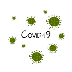 Coronavirus covid-19, design icon isolated on white