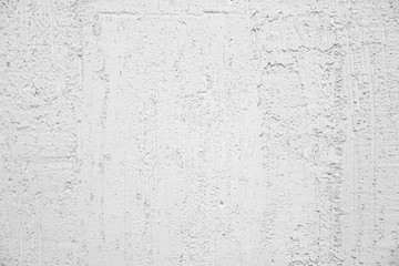 White rough wall