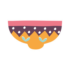 Isolated bowl flat style icon vector design