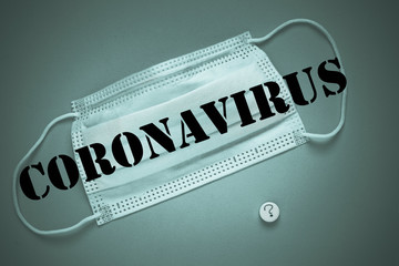 Coronavirus / Corona virus concept.  Epidemic background. Quarantine background. medical pills