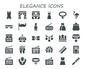elegance icon set