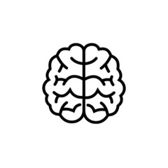  Human brain icon - vector 