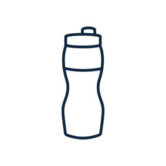 water bottle icon, line style