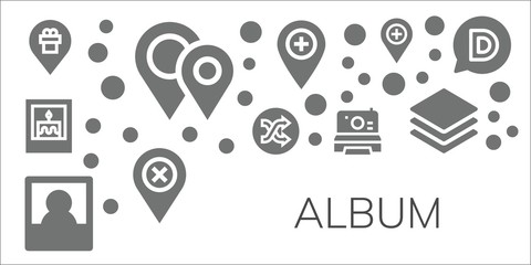 album icon set