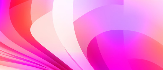 Abstract background with colorful gradient. Vibrant graphic wallpaper with stripes design. Fluid 2D illustration of modern movement.