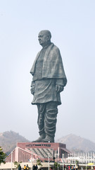 "Narmda , Gujarat / India - Jan 25 2019
world biggest statue , statue of unity at Western part of india near bank of river the Narmada