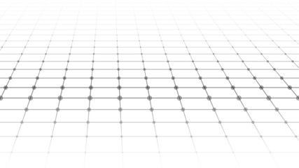 Abstract perspective grid. Wireframe landscape. Vector illustration.