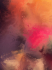 Watercolor painted background. Abstract Illustration wallpaper. Brush stroked painting. 2D Illustration.