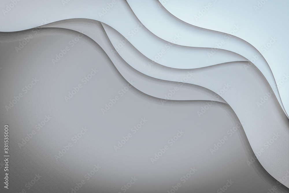 Poster abstract illustration with waves. curve lines.