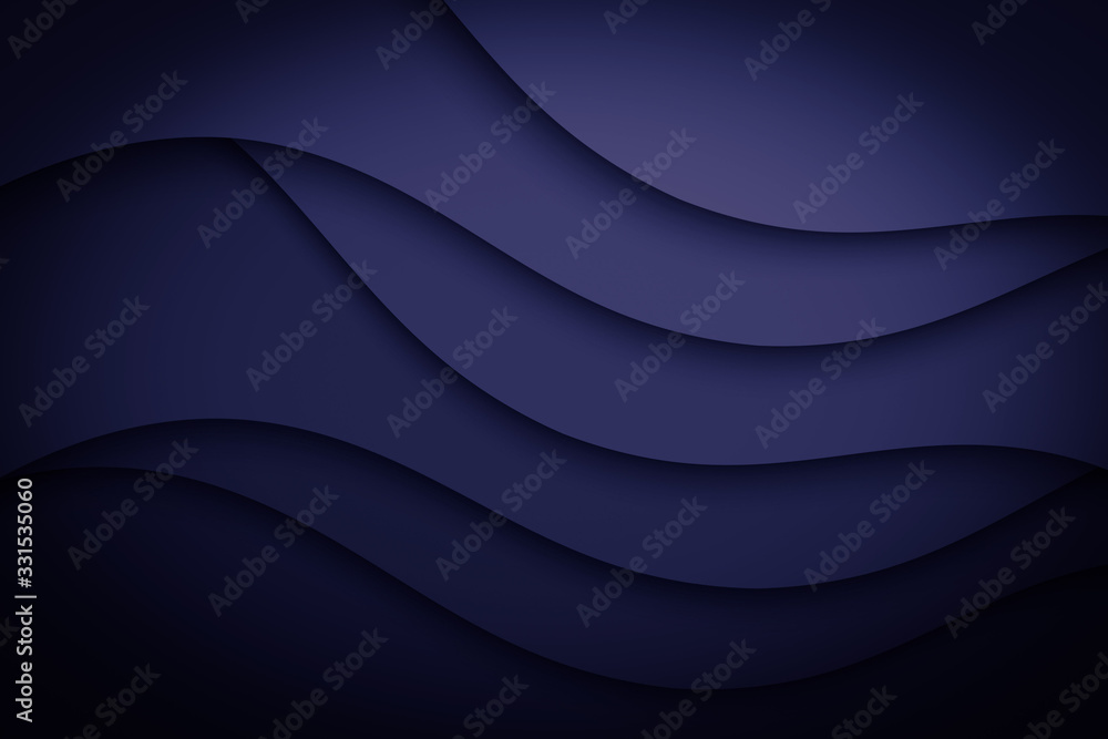 Poster abstract illustration with waves. curve lines.