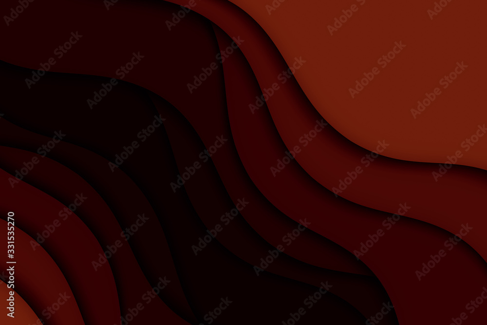 Poster abstract illustration with waves. curve lines.