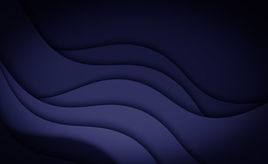 Abstract illustration with waves. Curve lines.