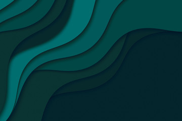 Abstract illustration with waves. Curve lines.