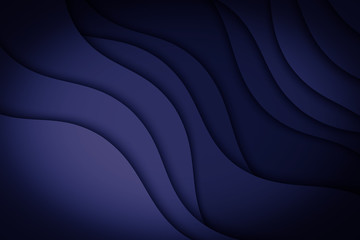 Abstract illustration with waves. Curve lines.