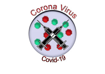 Influenza, Corona Virus, Covid-19, Logo