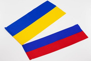 Two flags on a white background.