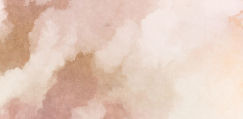 Watercolor painted background. Abstract Illustration wallpaper. Brush stroked painting. 2D Illustration.