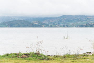 Shore of Tota, the largest lake in Colombia