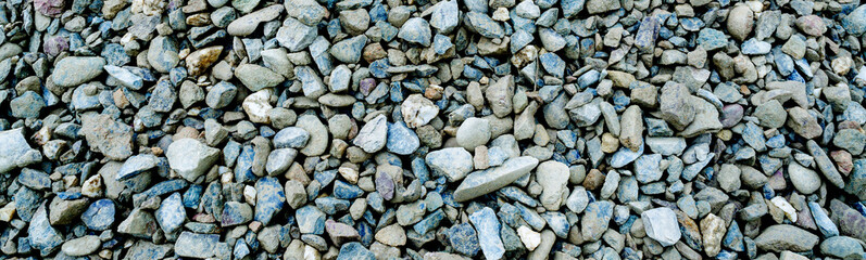 Loose grey shale stones