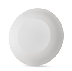 White plate on an isolated background
