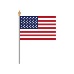 Obraz premium Original American flag, The Fourth of July